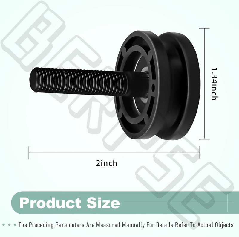 BERPSE 305784005 305784001 Tile Saw Roller Assembly for Ridgid 7" Tile Saw and Ryobi DT180EVO Saw, Fits Models R4030, R4030S, R4031, R4031S, R40311 - Replaces 089041054704 306784001 524820001 - Image 4